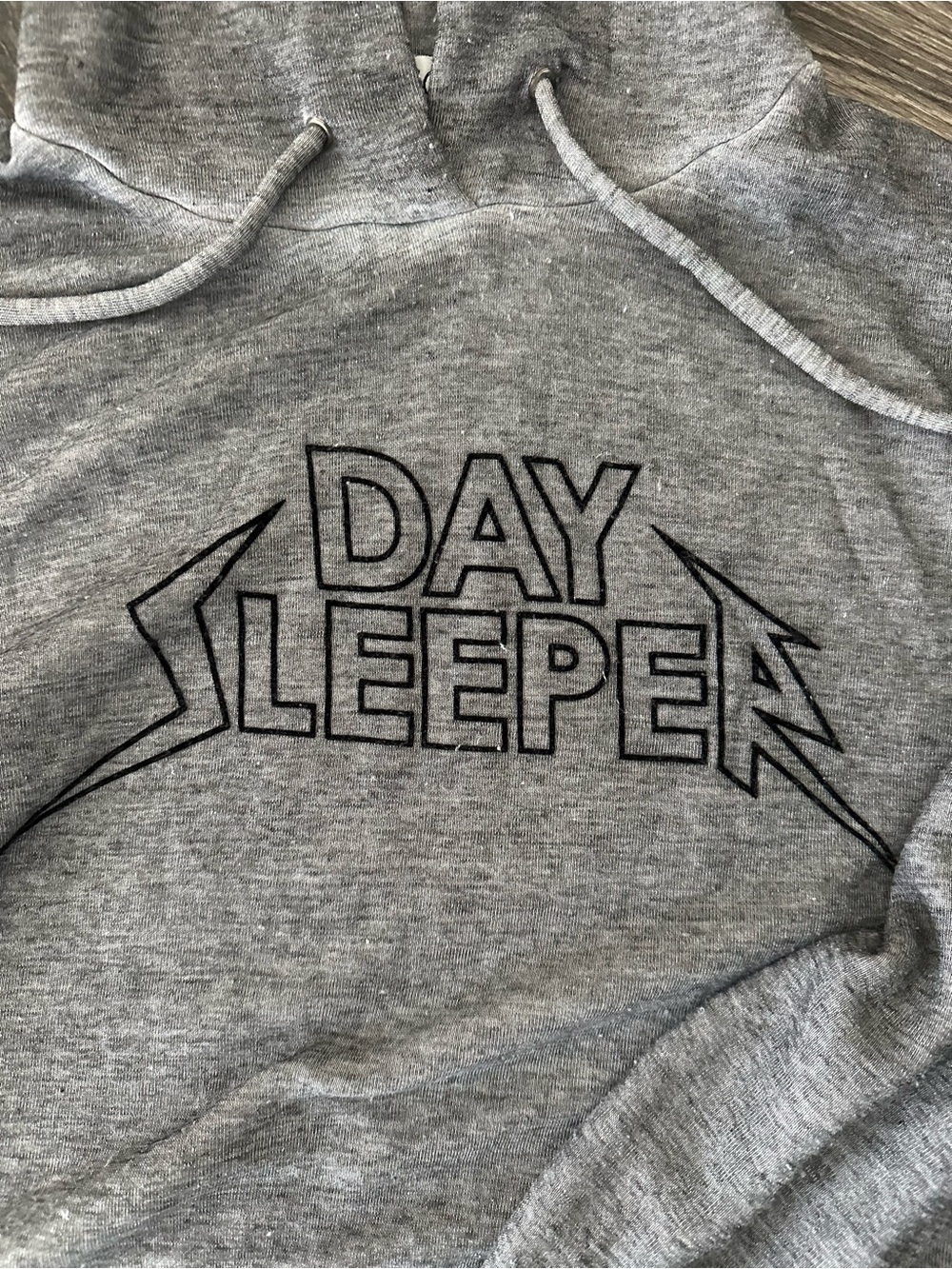 Wildfox Heather Gray 'Day Sleeper' Pullover Hoodie - Picture 2 of 3